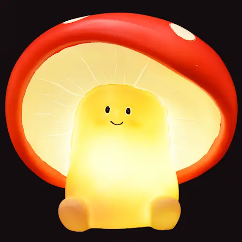 NIGHT LIGHT MUSHROOM B/O