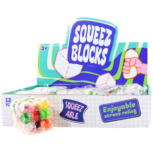 SQUEEZE CUBE POM-POMS 41g