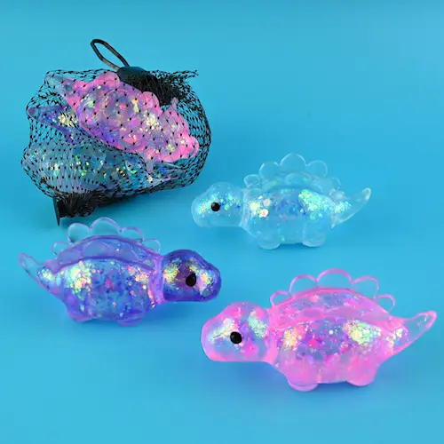 SQUEEZE SUGAR DINOSAUR 3PC/NET