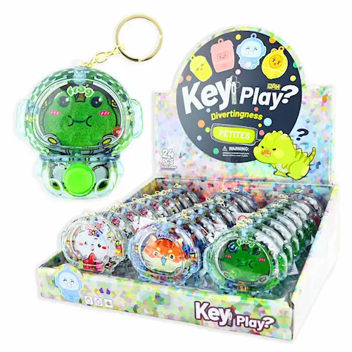KEYRING WATER GAME ANIMALS