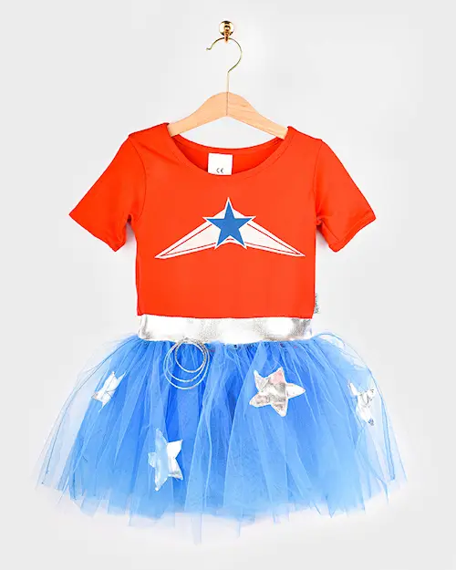 STAR TUTU DRESS w CAPE